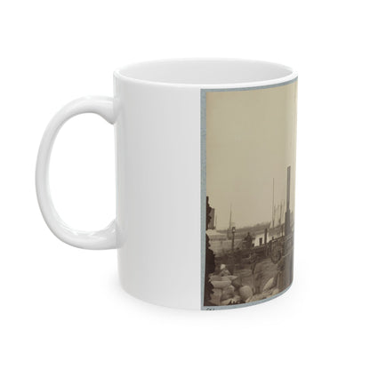 Acquia (I.E. Aquia) Creek Landing, Va. 001 (U.S. Civil War) White Coffee Mug