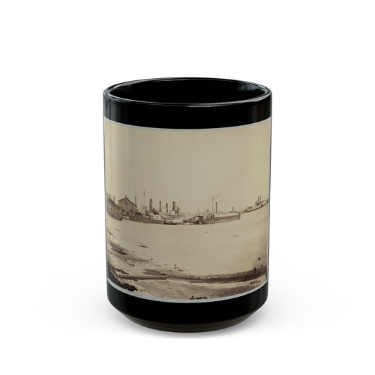 Acquia (I.E. Aquia) Creek Landing, Va. (U.S. Civil War) Black Coffee Mug