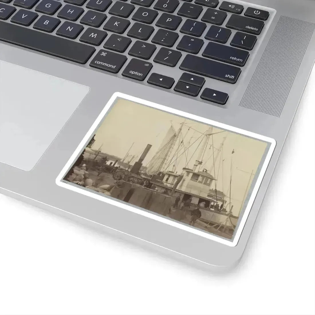 Acquia (I.E. Aquia) Creek Landing, Va. 001 (U.S. Civil War) STICKER Vinyl Kiss-Cut Decal - The Sticker Space