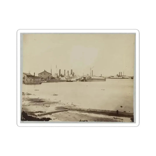 Acquia (I.E. Aquia) Creek Landing, Va. (U.S. Civil War) STICKER Vinyl Kiss-Cut Decal 2 Inch White - The Sticker Space