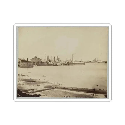 Acquia (I.E. Aquia) Creek Landing, Va. (U.S. Civil War) STICKER Vinyl Kiss-Cut Decal 3 Inch White - The Sticker Space