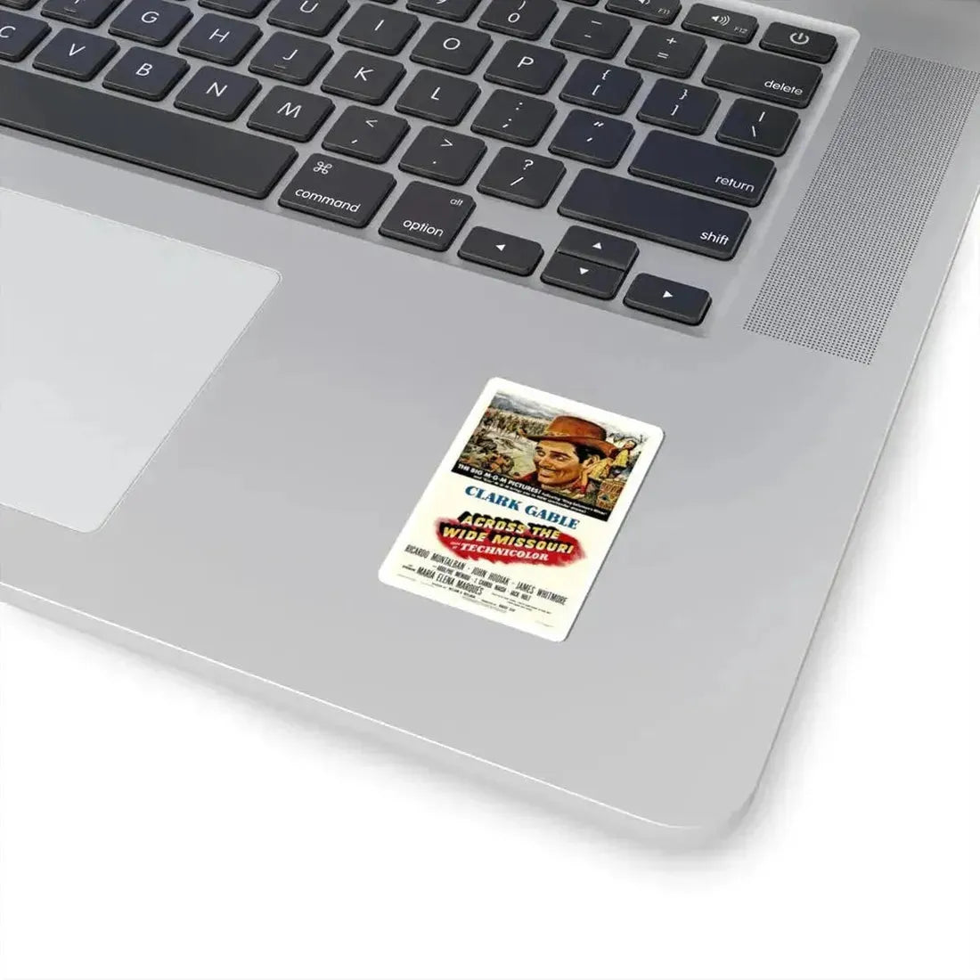 Across the Wide Missouri 1951 Movie Poster - STICKER Vinyl Kiss-Cut Decal - The Sticker Space
