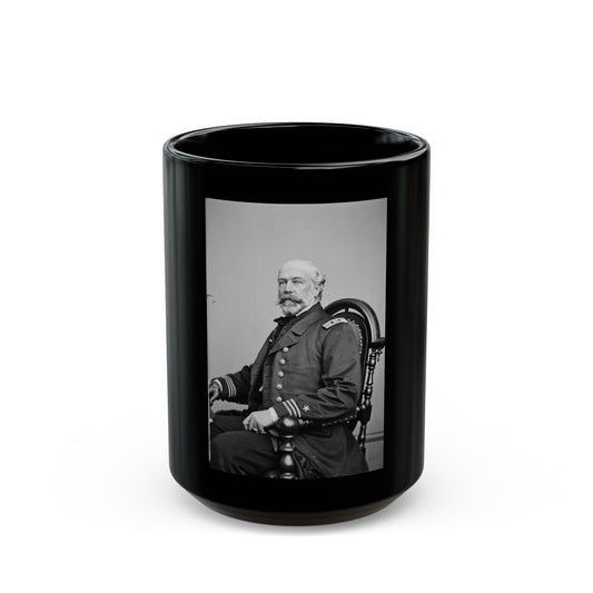 Act. Lt. Comm. Edward Conroy, Usn (U.S. Civil War) Black Coffee Mug-15oz-The Sticker Space