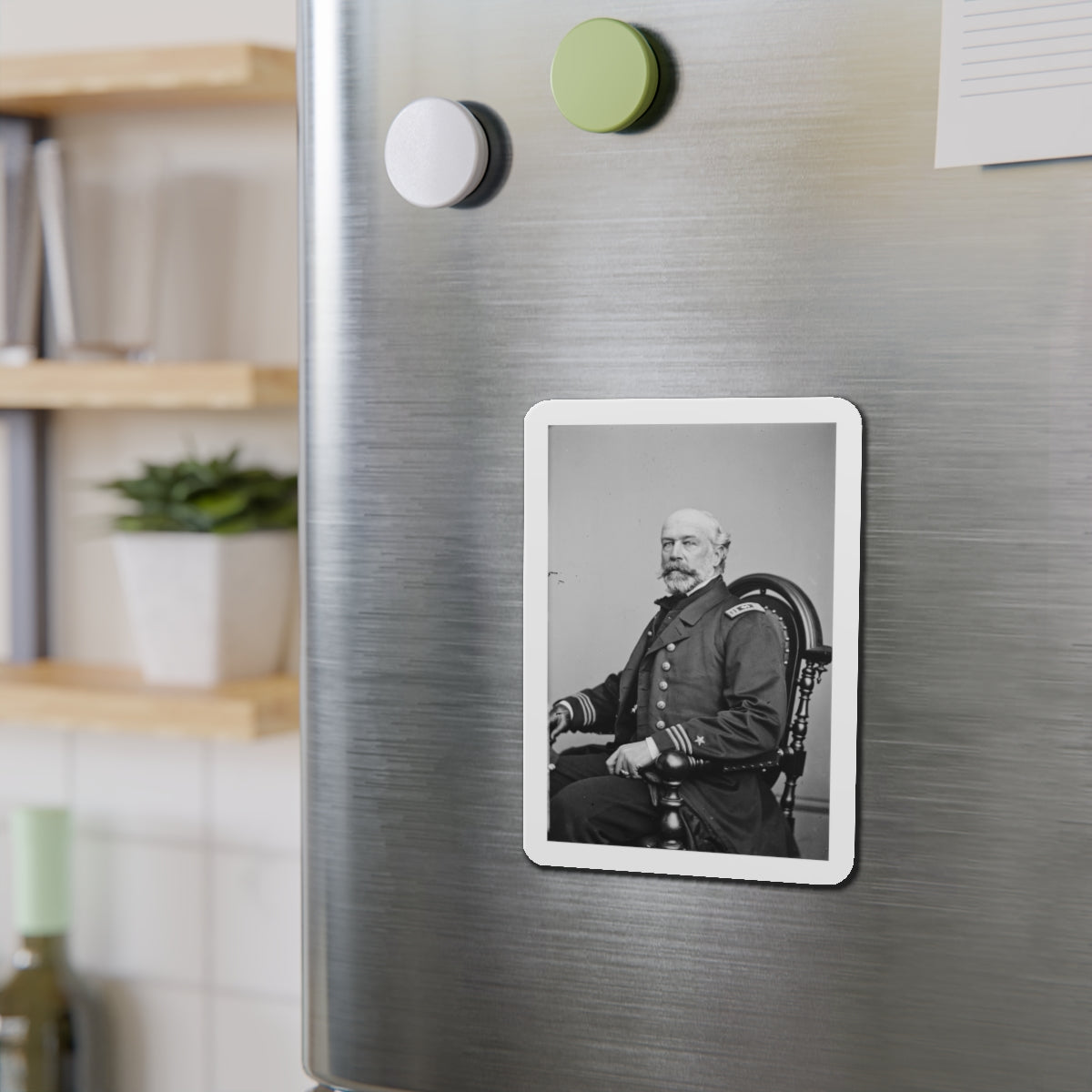 Act. Lt. Comm. Edward Conroy, Usn (U.S. Civil War) Refrigerator Magnet-The Sticker Space