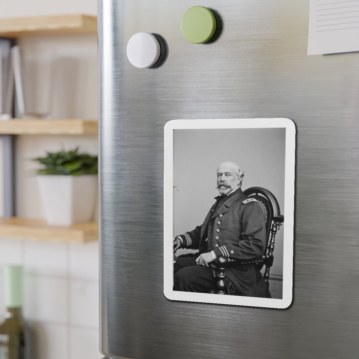 Act. Lt. Comm. Edward Conroy, Usn (U.S. Civil War) Refrigerator Magnet-The Sticker Space