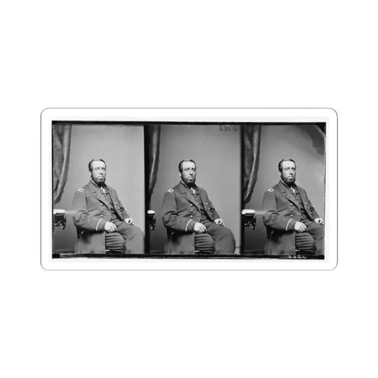 Acting Ensign J.F. Hughes, U.S.N. (U.S. Civil War) STICKER Vinyl Kiss-Cut Decal 2 Inch White - The Sticker Space
