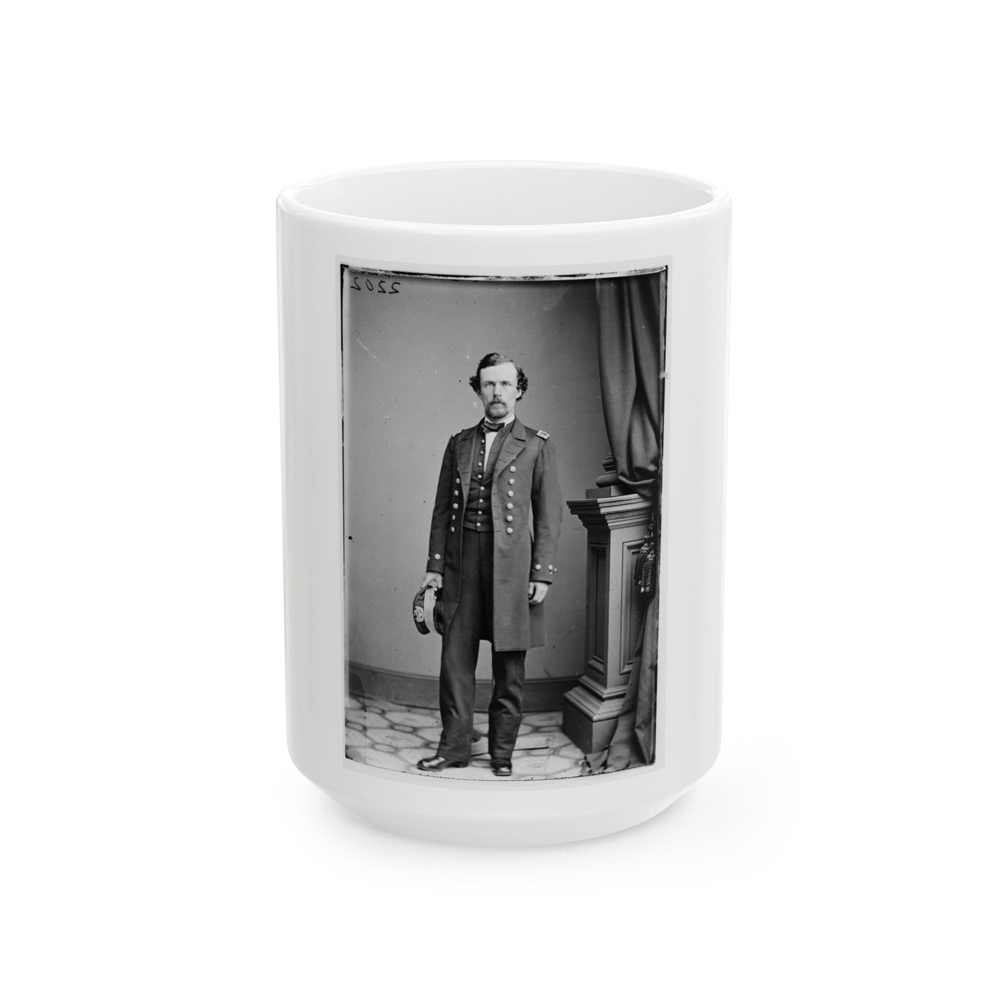 Acting Master Freeman, U.S.N. (U.S. Civil War) White Coffee Mug-15oz-The Sticker Space