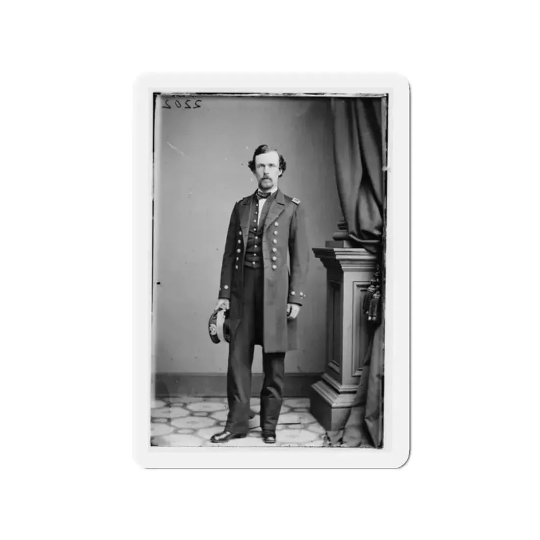 Acting Master Freeman, U.S.N. (U.S. Civil War) Refrigerator Magnet 2 Inch Die-Cut - The Sticker Space