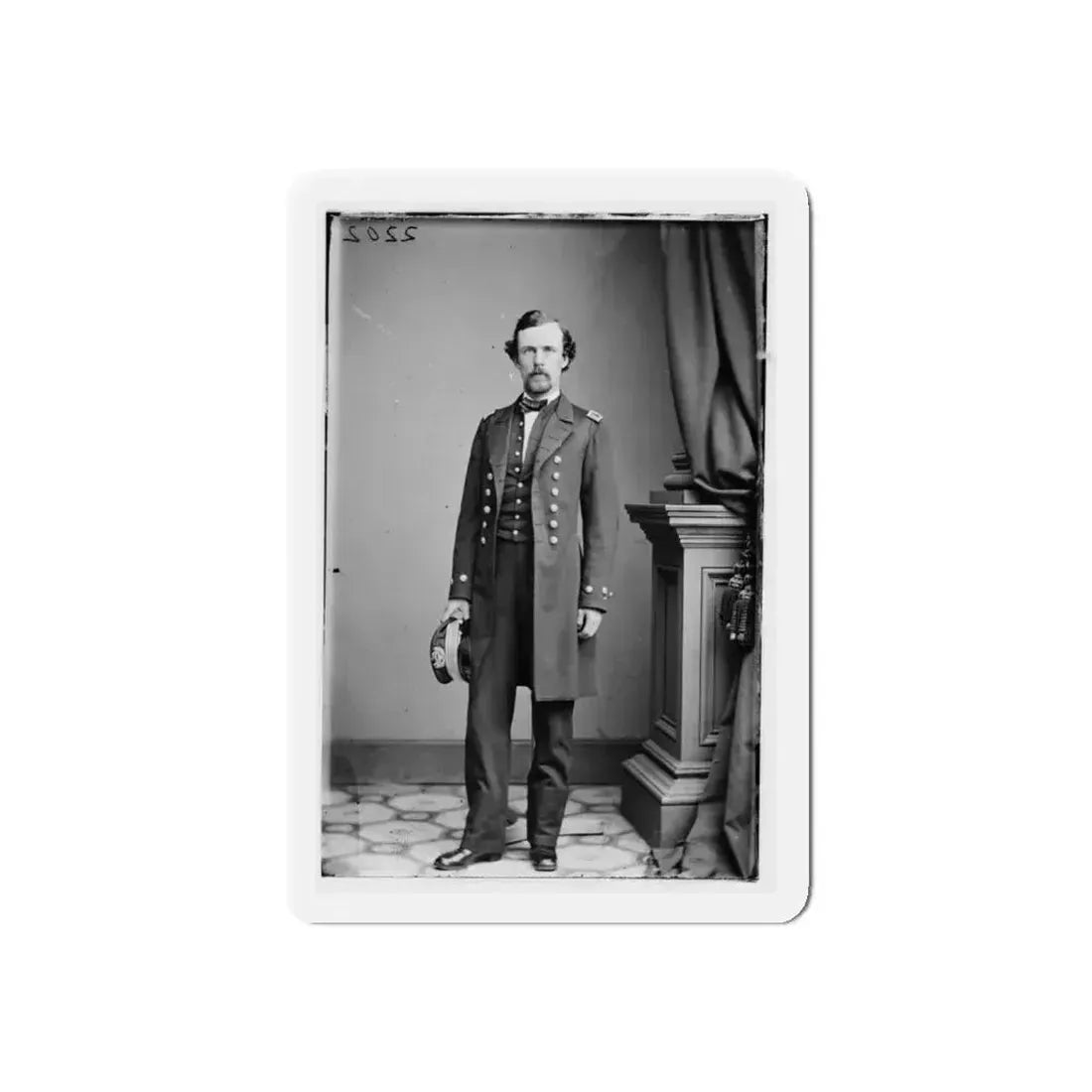 Acting Master Freeman, U.S.N. (U.S. Civil War) Refrigerator Magnet 4 Inch Die-Cut - The Sticker Space