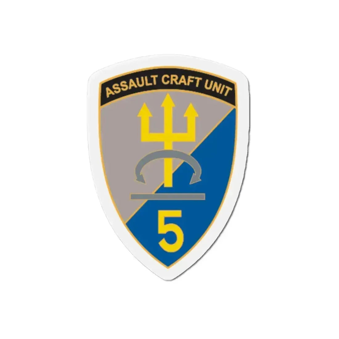 ACU 5 Assault Craft Unit Five (U.S. Navy) Refrigerator Magnet 2 Inch - The Sticker Space