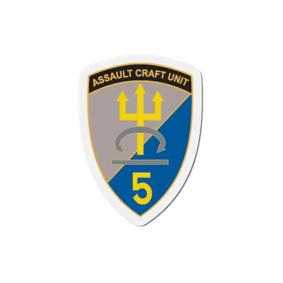 ACU 5 Assault Craft Unit Five (U.S. Navy) Refrigerator Magnet 5 Inch - The Sticker Space