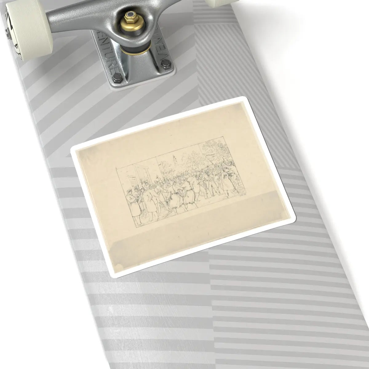 SKU:TSS-STICK-DLBJHN-6X6-7 Sizes:6" × 6" Types:White