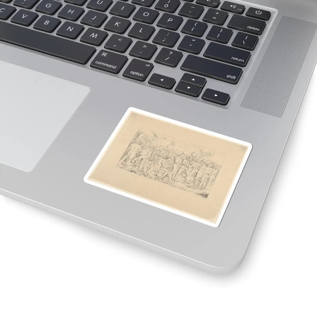 SKU:TSS-STICK-DLBJHN-3X3-8 Sizes:3" × 3" Types:White