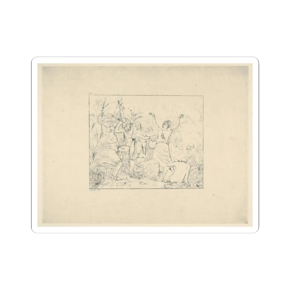 SKU:TSS-STICK-DLBJHN-3X3-11 Sizes:3" × 3" Types:White