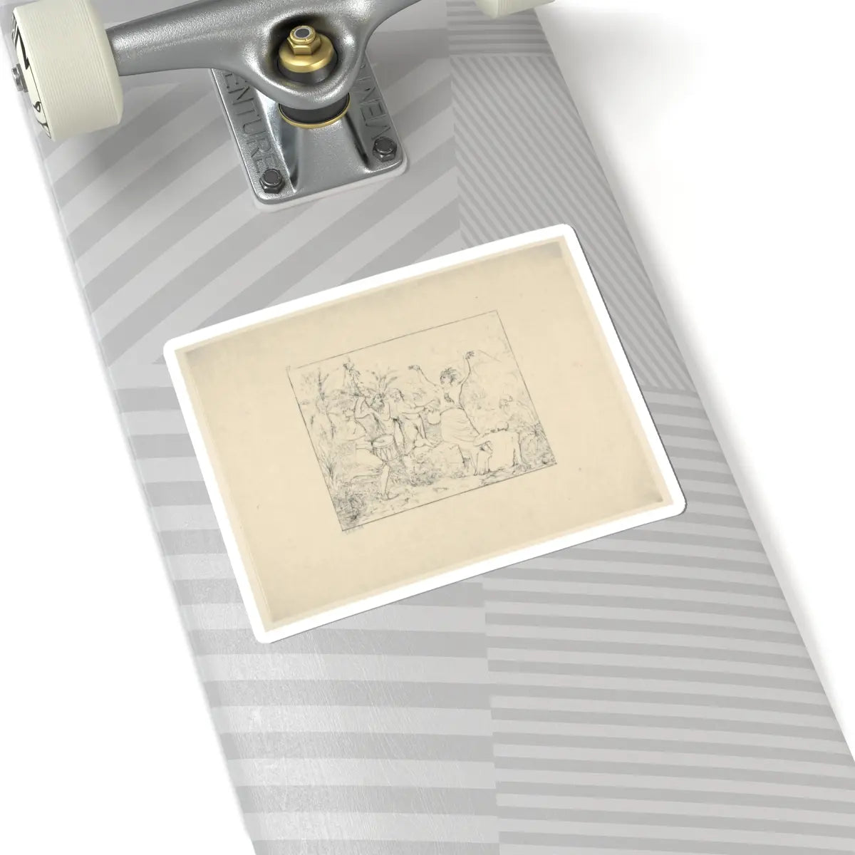SKU:TSS-STICK-DLBJHN-6X6-11 Sizes:6" × 6" Types:White