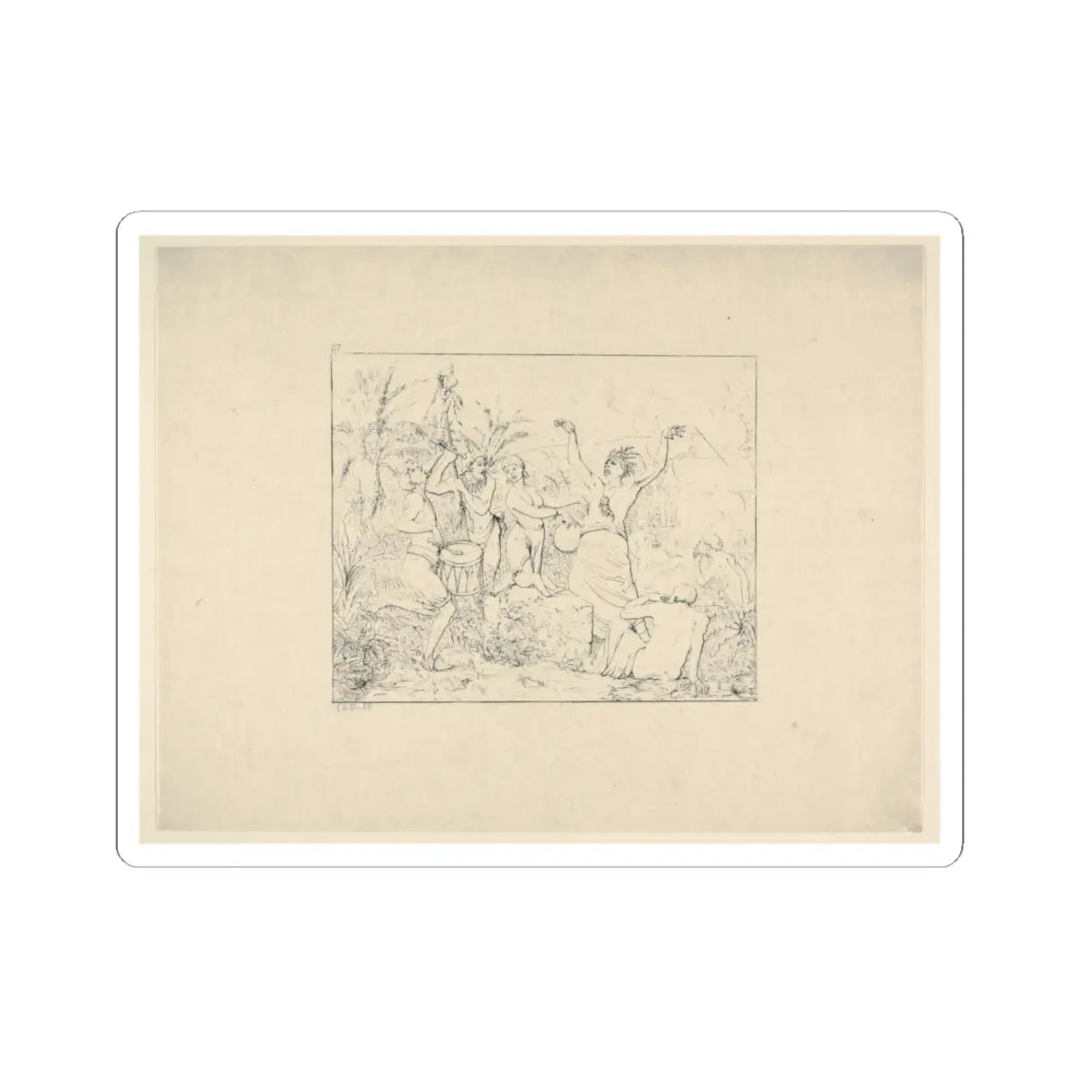 SKU:TSS-STICK-DLBJHN-6X6-11 Sizes:6" × 6" Types:White