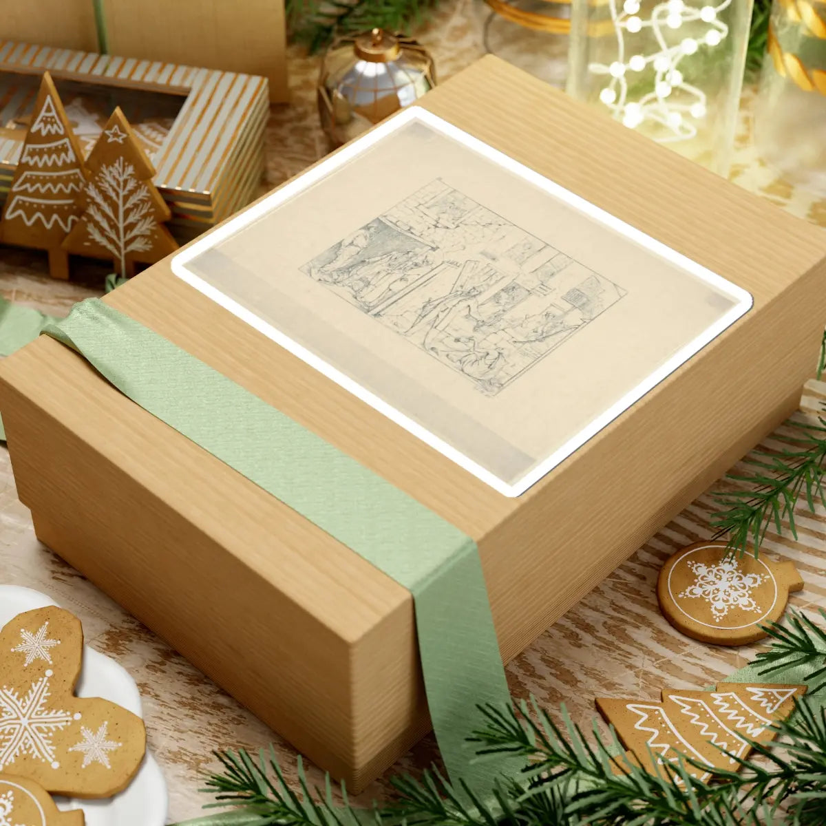 SKU:TSS-STICK-DLBJHN-6X6-12 Sizes:6" × 6" Types:White