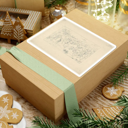 SKU:TSS-STICK-DLBJHN-6X6-14 Sizes:6" × 6" Types:White