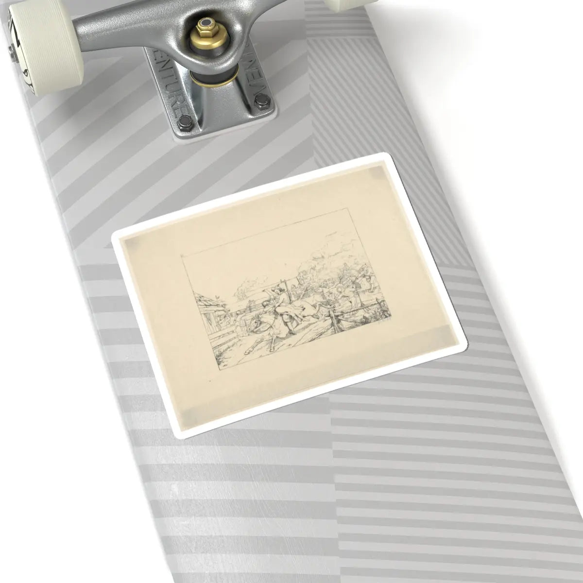 SKU:TSS-STICK-DLBJHN-6X6-15 Sizes:6" × 6" Types:White