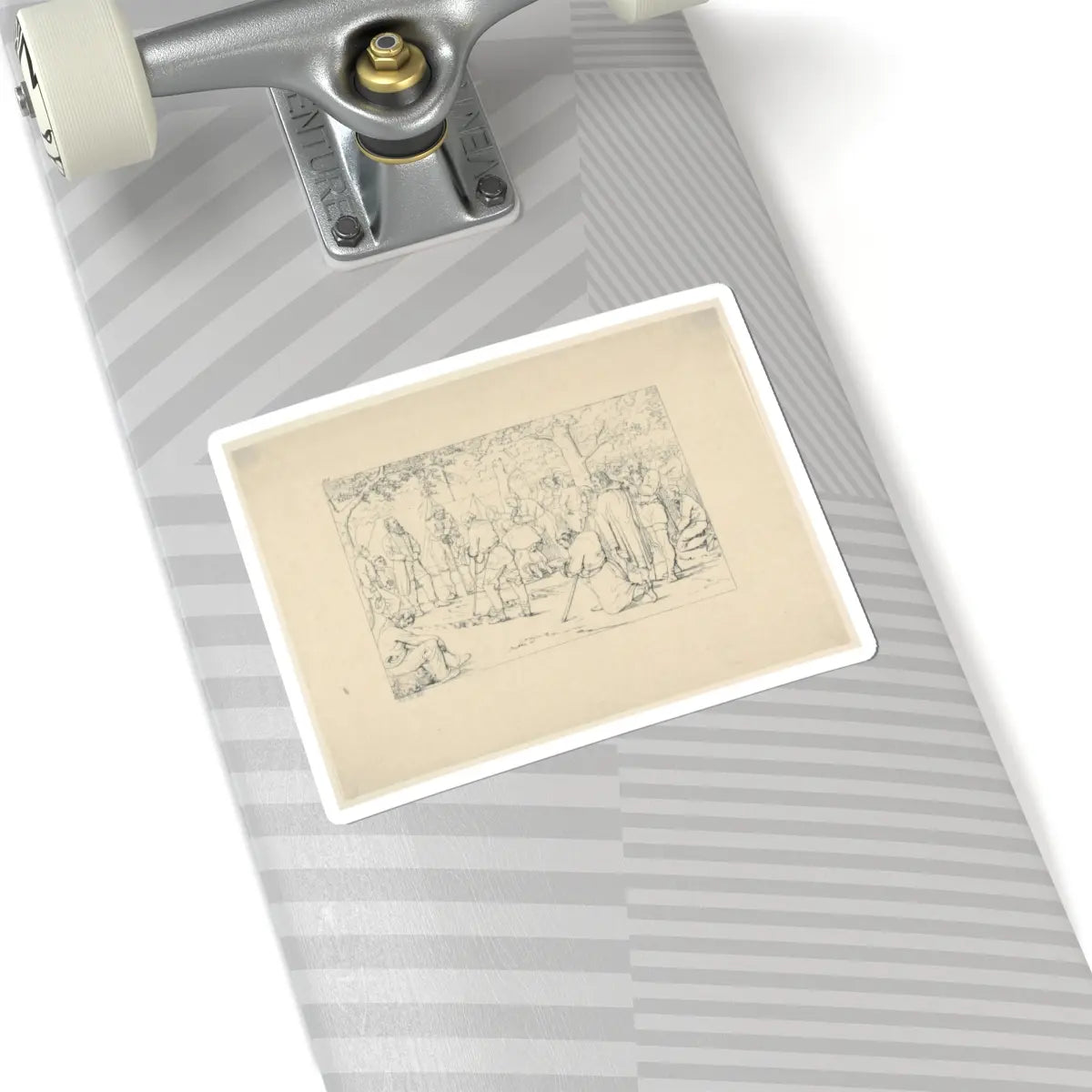 SKU:TSS-STICK-DLBJHN-6X6-20 Sizes:6" × 6" Types:White