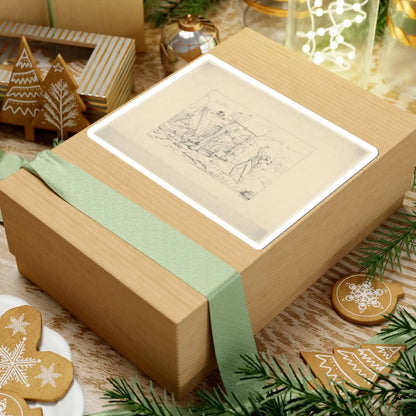 SKU:TSS-STICK-DLBJHN-6X6-25 Sizes:6" × 6" Types:White