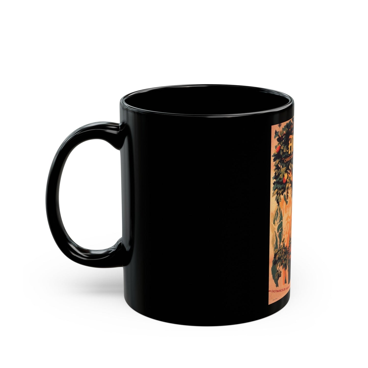 ADAM & EVE 1956 Movie Poster - Black Coffee Mug-The Sticker Space