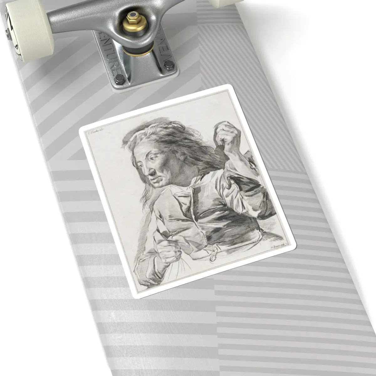 SKU:TSS-STICK-DMVN-6X6-3 Sizes:6" × 6" Types:White