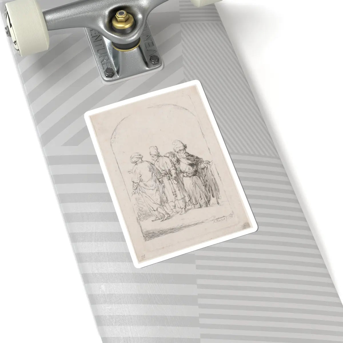 SKU:TSS-STICK-DMVN-6X6-6 Sizes:6" × 6" Types:White