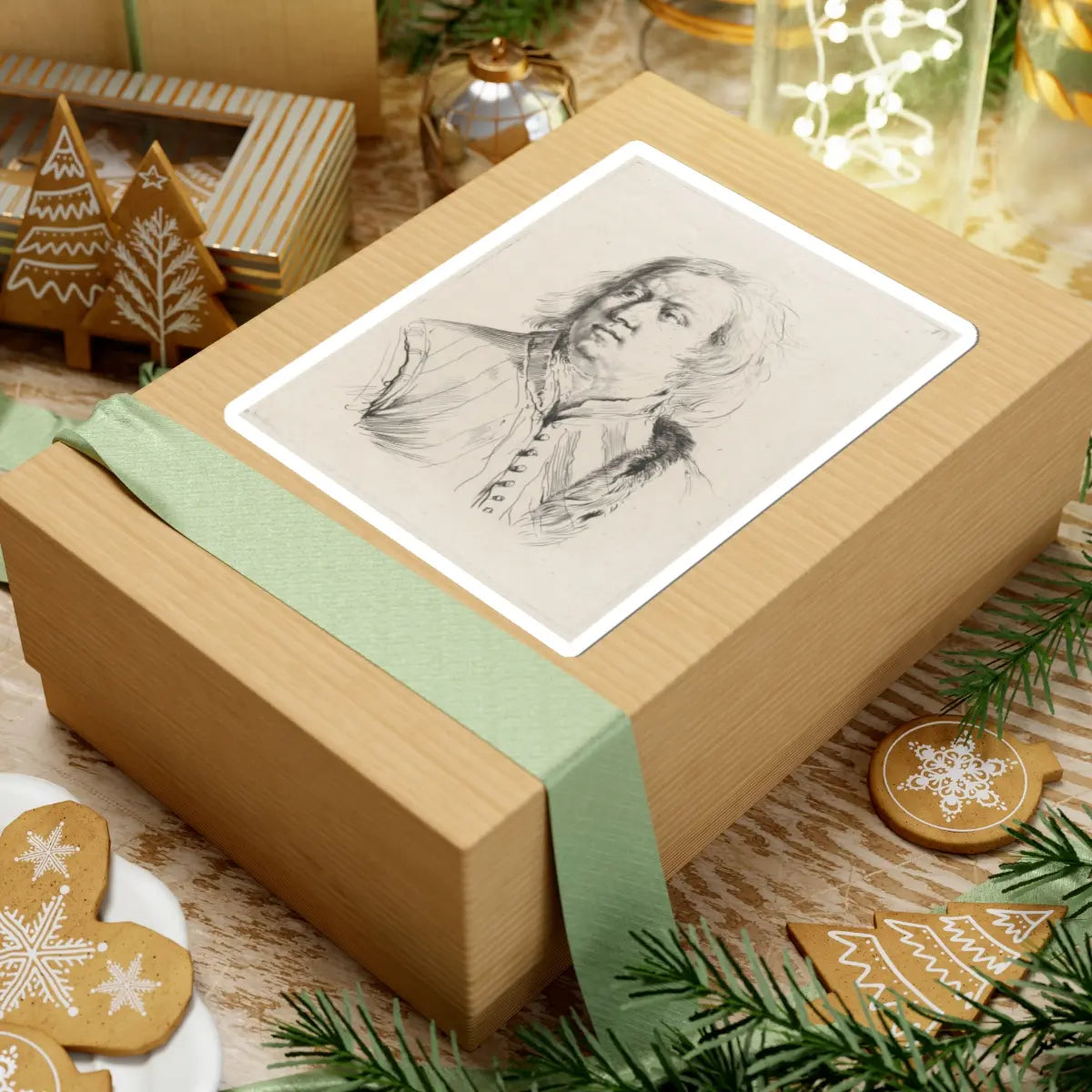 SKU:TSS-STICK-DMVN-6X6-10 Sizes:6" × 6" Types:White