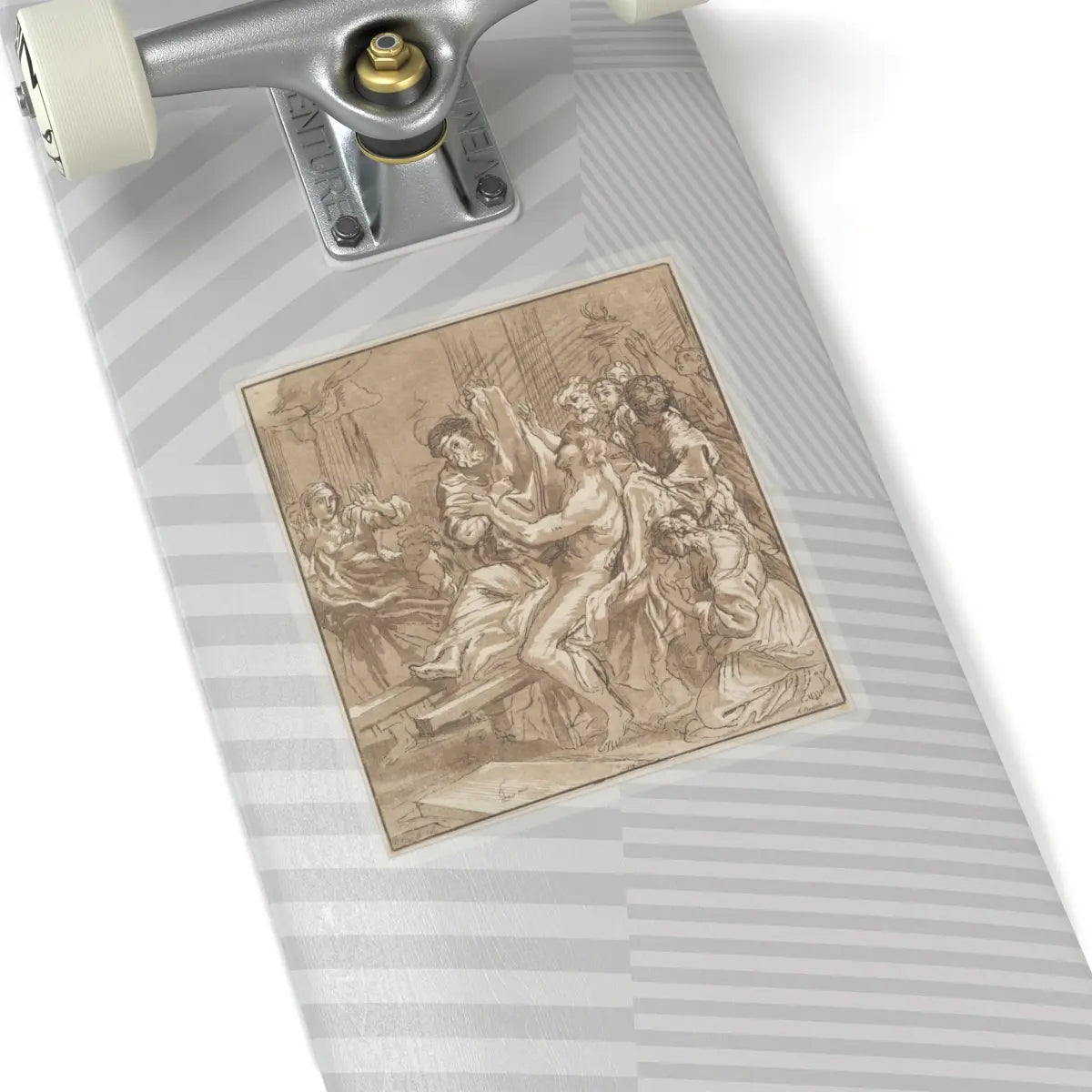 SKU:TSS-STICK-DMVN-6X6-13RVW Sizes:6" × 6" Types:Transparent
