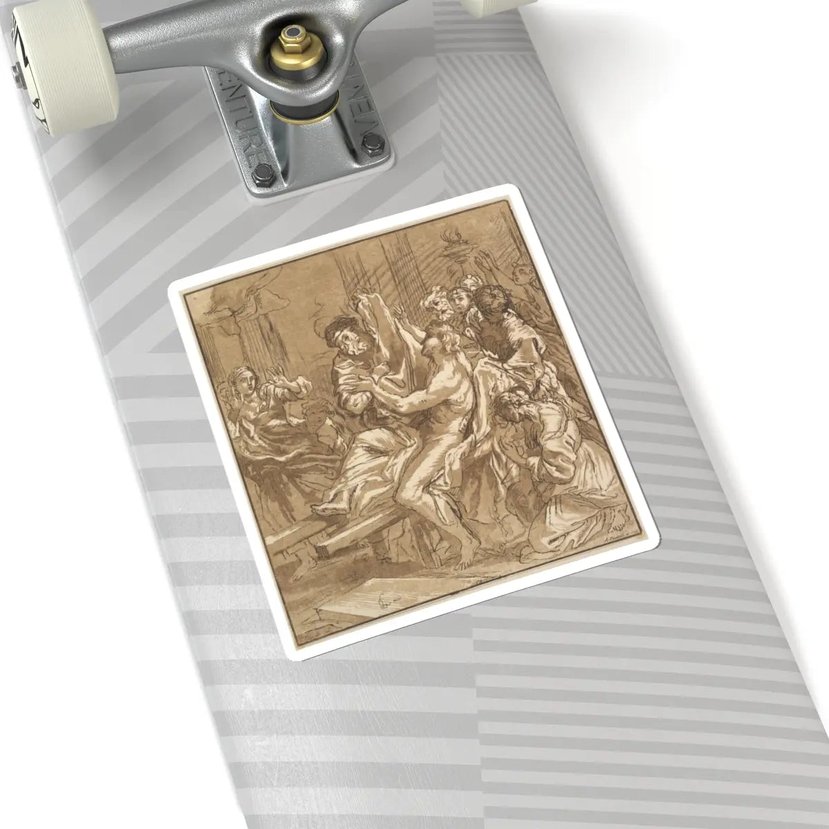 SKU:TSS-STICK-DMVN-6X6-24 Sizes:6" × 6" Types:White