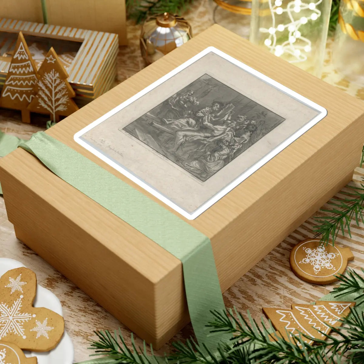 SKU:TSS-STICK-DMVN-6X6-23 Sizes:6" × 6" Types:White