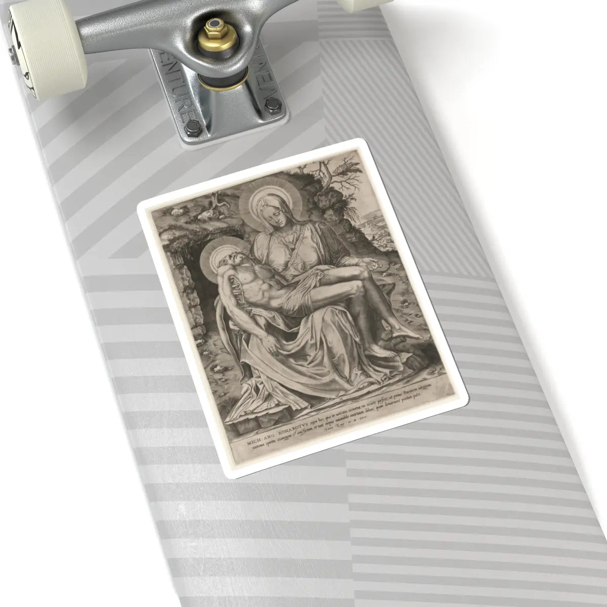 SKU:TSS-STICK-DMGHS-6X6-7 Sizes:6" × 6" Types:White