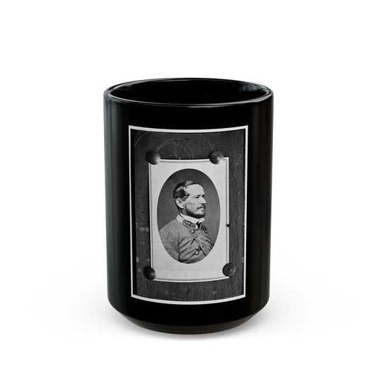 Adams, C.S.A. (U.S. Civil War) Black Coffee Mug-15oz-The Sticker Space