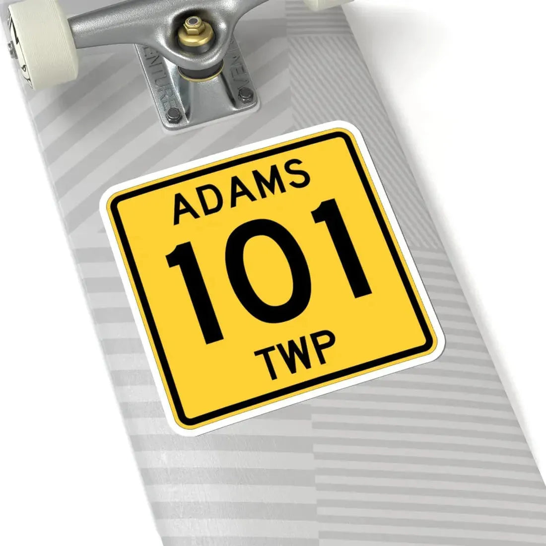 Adams Township Route 101 Coshocton County Ohio (Ohio) (Road Sign) STICKER Vinyl Kiss-Cut Decal - The Sticker Space