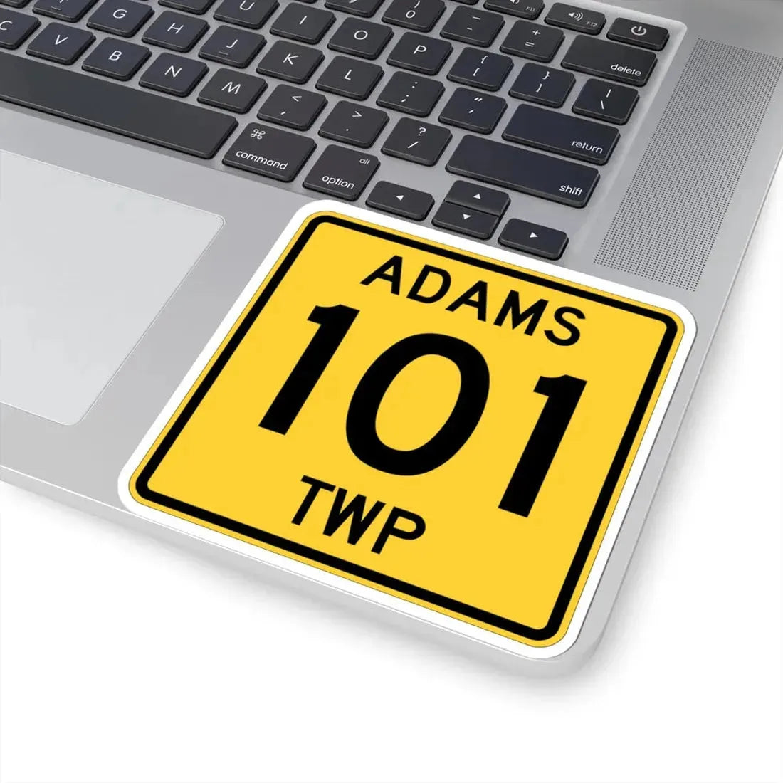 Adams Township Route 101 Coshocton County Ohio (Ohio) (Road Sign) STICKER Vinyl Kiss-Cut Decal - The Sticker Space