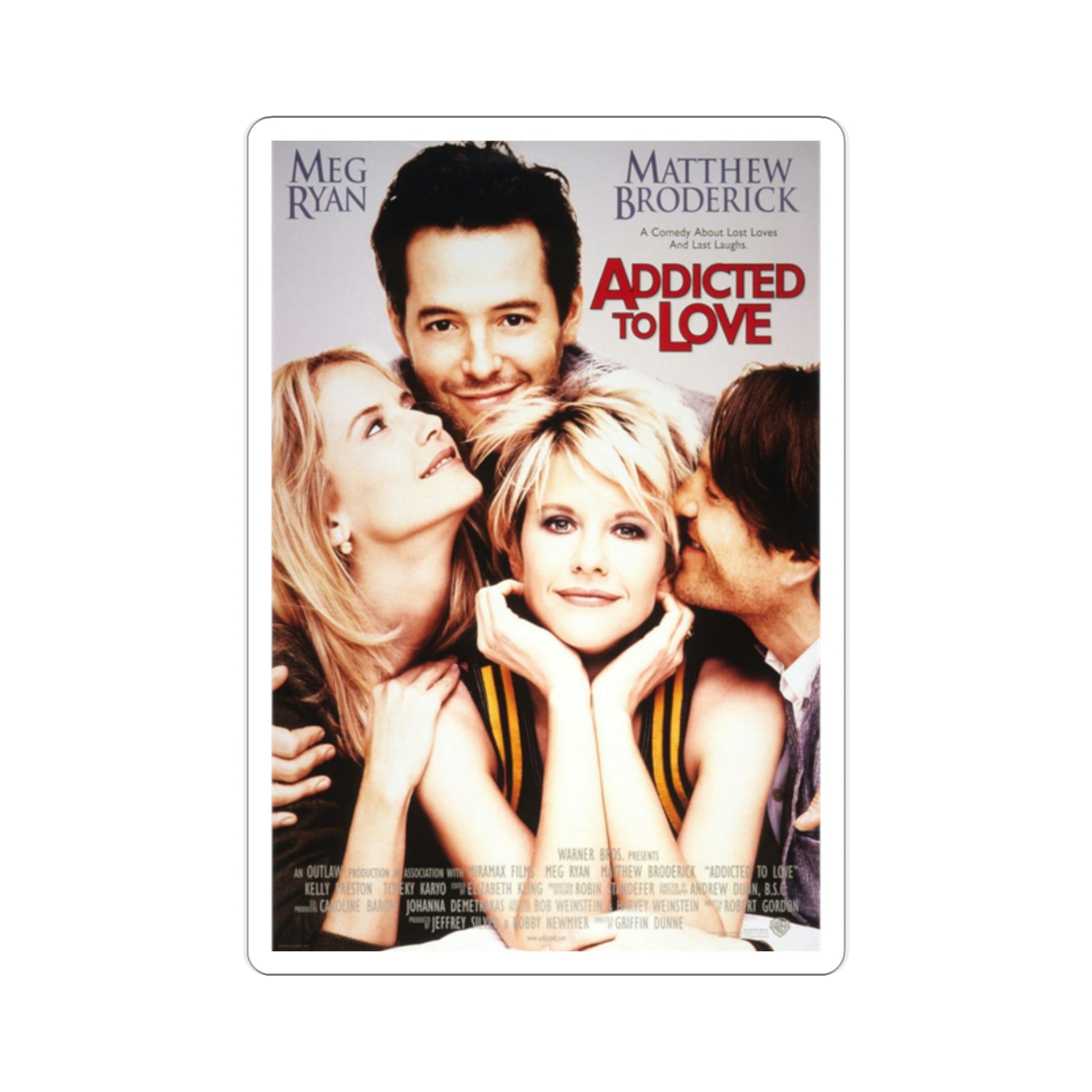 Addicted To Love 1997 Movie Poster STICKER Vinyl Die-Cut Decal-2 Inch-The Sticker Space