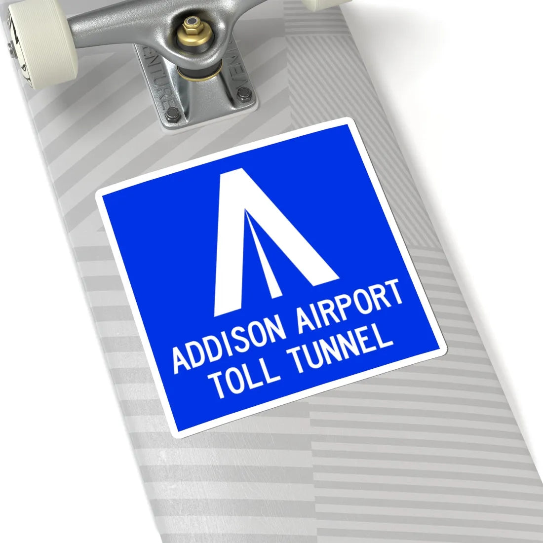 Addison Airport Toll Tunnel logo (Texas) (Road Sign) STICKER Vinyl Kiss-Cut Decal - The Sticker Space