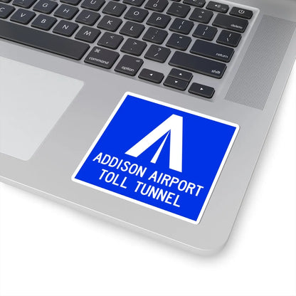 Addison Airport Toll Tunnel logo (Texas) (Road Sign) STICKER Vinyl Kiss-Cut Decal - The Sticker Space