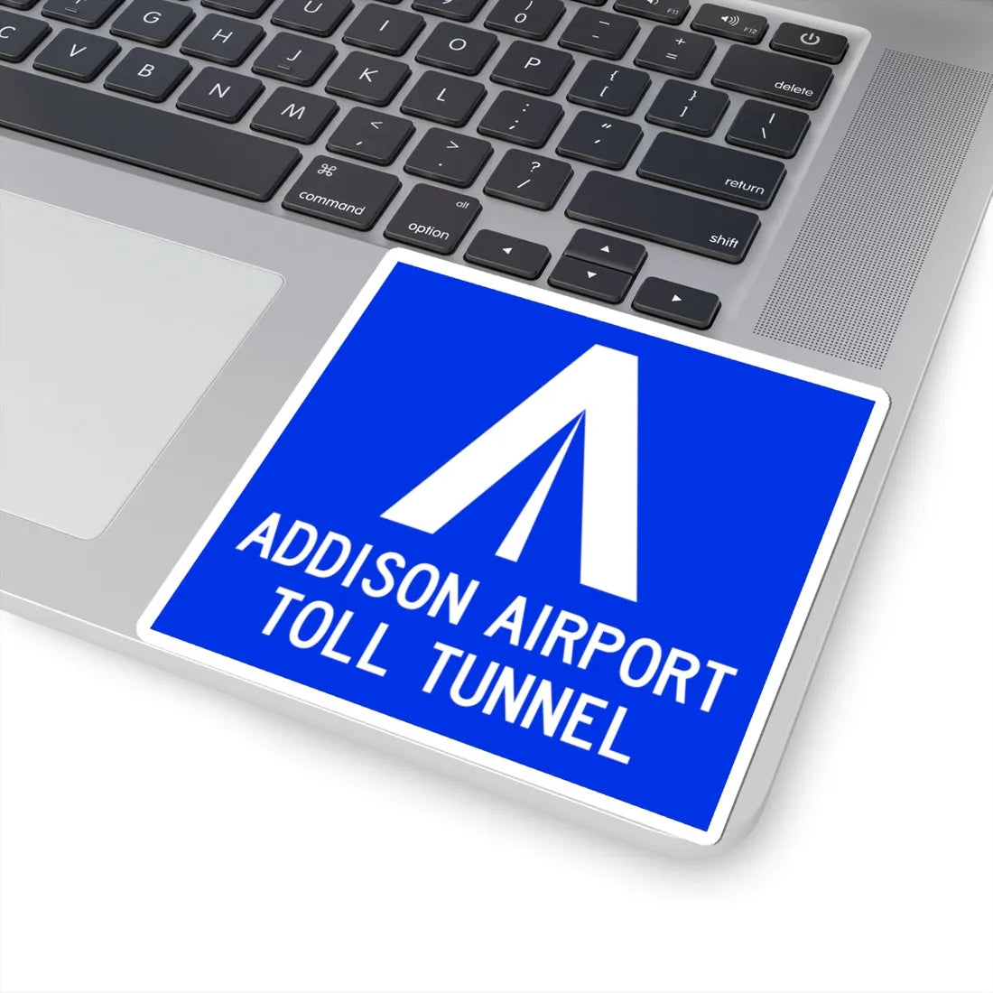 Addison Airport Toll Tunnel logo (Texas) (Road Sign) STICKER Vinyl Kiss-Cut Decal - The Sticker Space