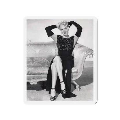 Adele Jergens #02 (Vintage Female Icon) Refrigerator Magnet 2 Inch Die-Cut - The Sticker Space