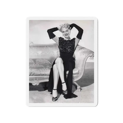 Adele Jergens #02 (Vintage Female Icon) Refrigerator Magnet 3 Inch Die-Cut - The Sticker Space