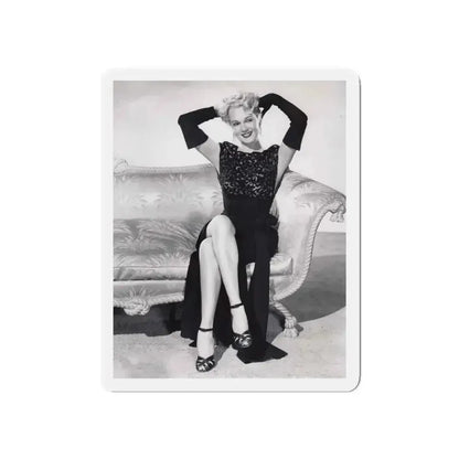 Adele Jergens #02 (Vintage Female Icon) Refrigerator Magnet 5 Inch Die-Cut - The Sticker Space