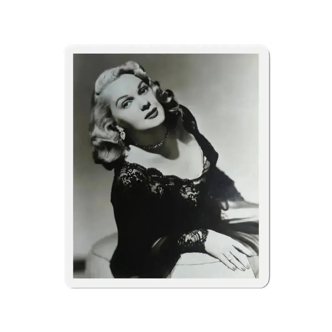 Adele Jergens #05 (Vintage Female Icon) Refrigerator Magnet 2 Inch Die-Cut - The Sticker Space