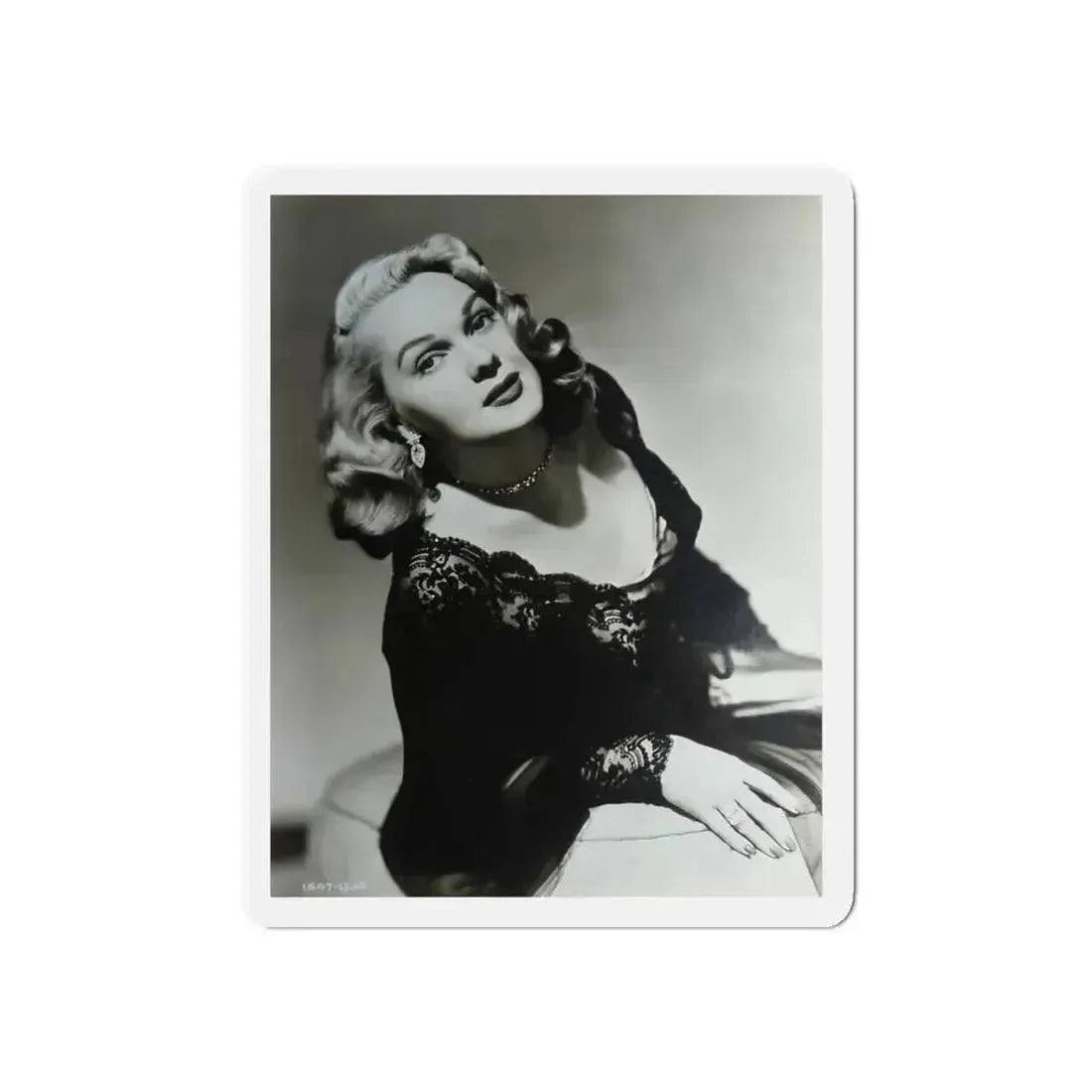 Adele Jergens #05 (Vintage Female Icon) Refrigerator Magnet 6 Inch Die-Cut - The Sticker Space