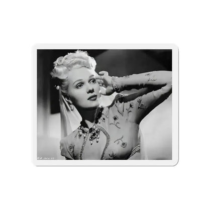 Adele Jergens #08 (Vintage Female Icon) Refrigerator Magnet 4 Inch Die-Cut - The Sticker Space