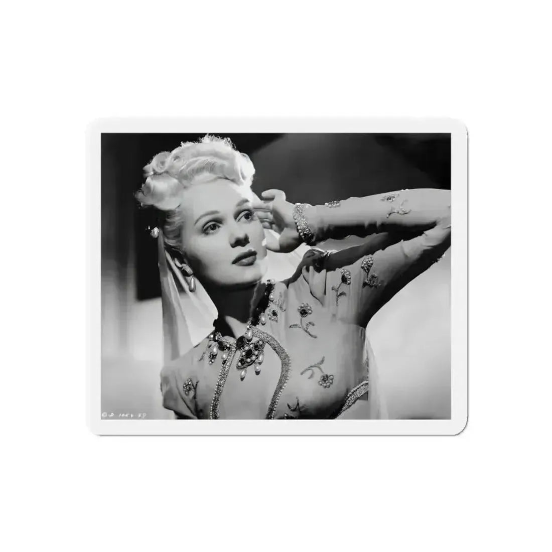 Adele Jergens #08 (Vintage Female Icon) Refrigerator Magnet 5 Inch Die-Cut - The Sticker Space