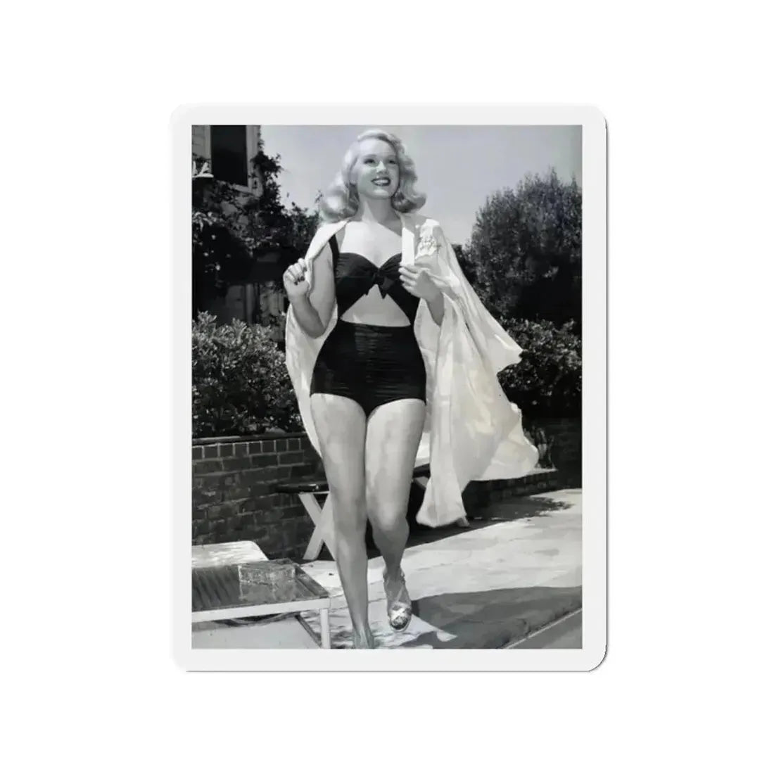 Adele Jergens #18 (Vintage Female Icon) Refrigerator Magnet 2 Inch Die-Cut - The Sticker Space