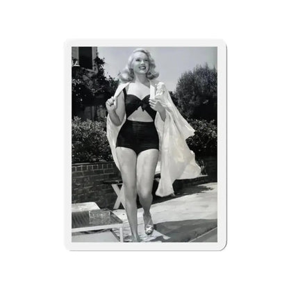 Adele Jergens #18 (Vintage Female Icon) Refrigerator Magnet 2 Inch Die-Cut - The Sticker Space