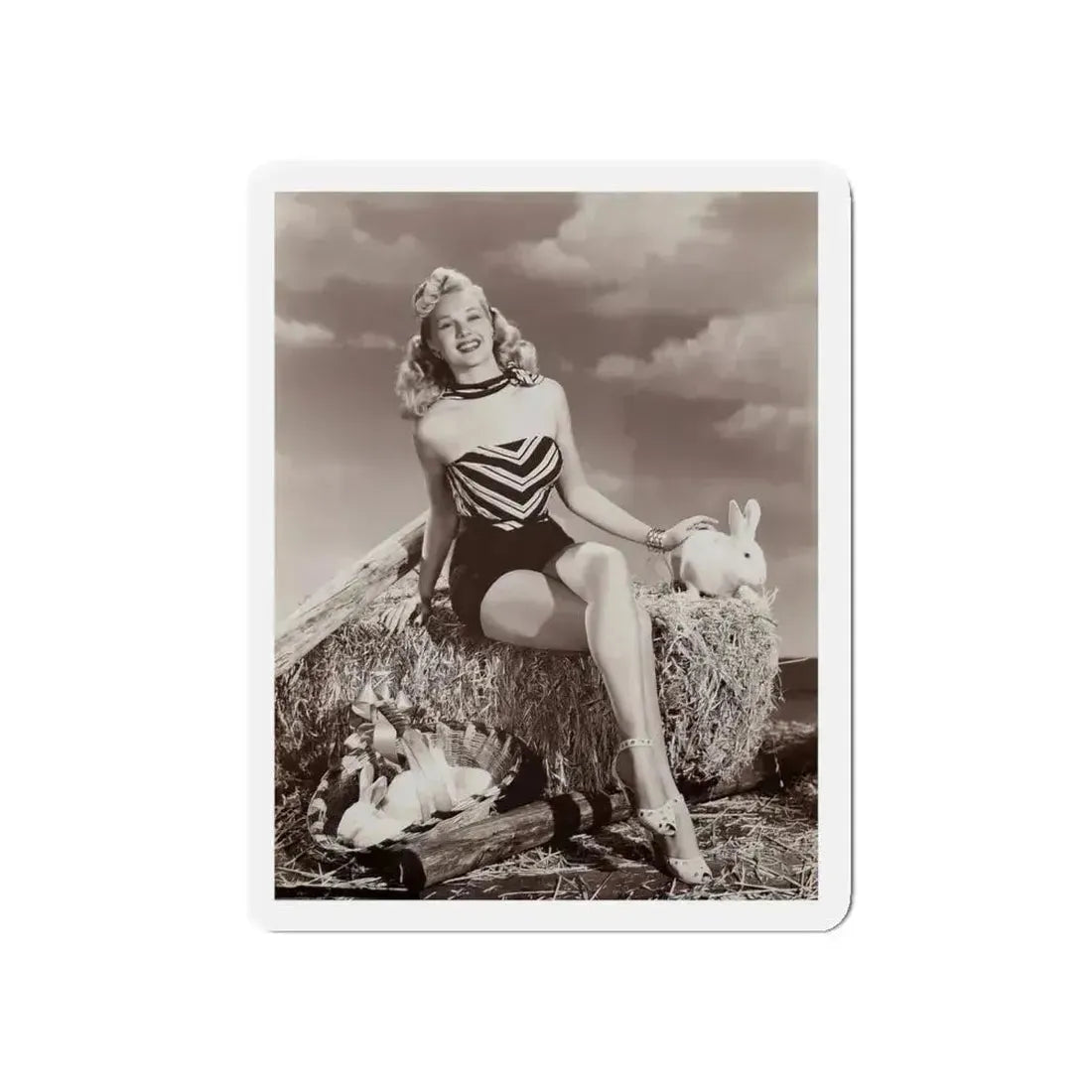 Adele Jergens #23 (Vintage Female Icon) Refrigerator Magnet 5 Inch Die-Cut - The Sticker Space